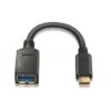 CABLE OTG USB(A) 3.1 A USB(C) 3.1 AISENS 0.15M NEGRO - Imagen 2