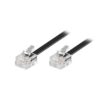 CABLE TELEFONO GOOBAY RJ11 6M NEGRO - Imagen 2